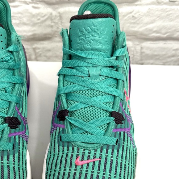 Nike Lebron Witness 6 VI South Beach \'Emerald Berry\' Basketball Mens Size 9 main image 4